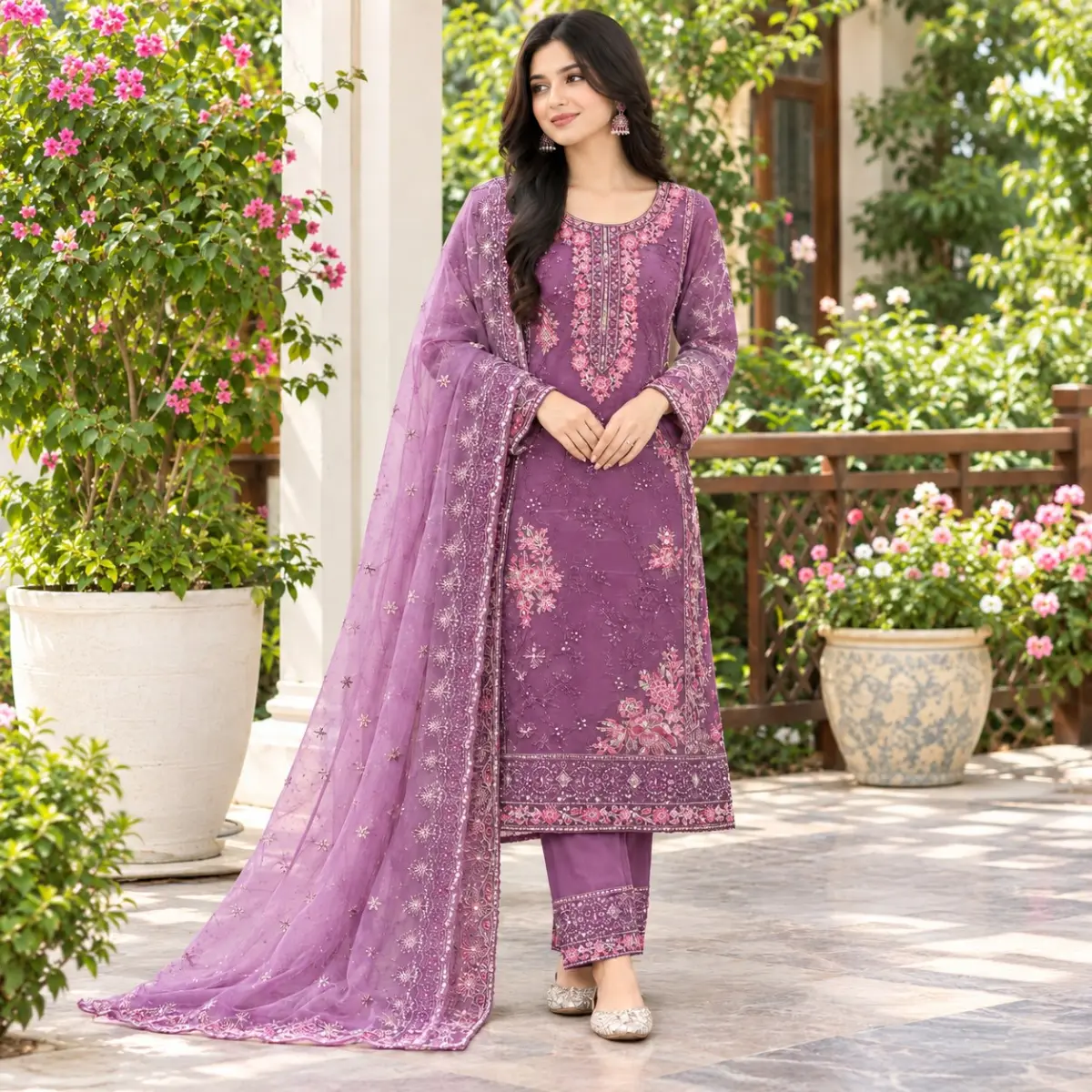 Dusty Mauve Purple
