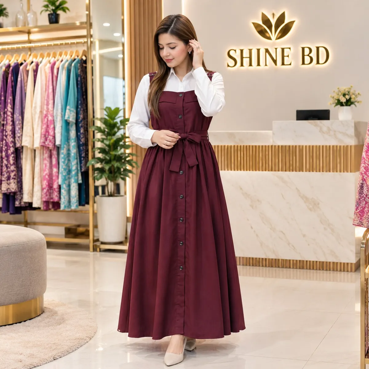 Stylish Romper Gown