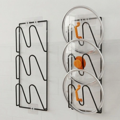 Pot Lid Organizer Heavy-Duty Metal