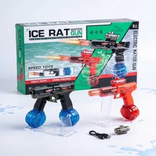 Ice Rat Electric Water Gun Toy with Fire Light Effect for Kids (Ages 3+)
