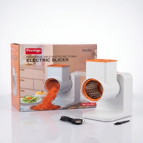 Prestige Rechargeable Multifunctional Electric Vegetable Slicer & Grater (MC/D-201)