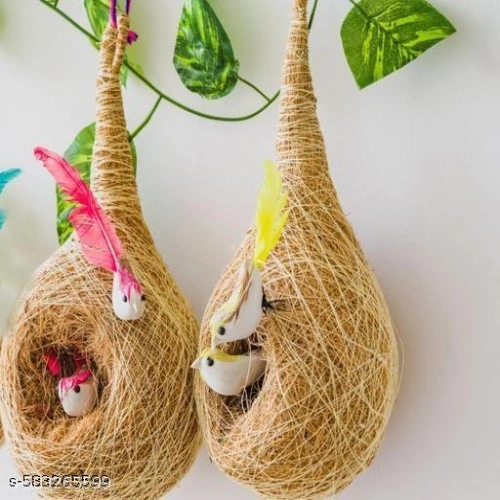 Handmade birds nest for room decoration wall decoration (Medium)