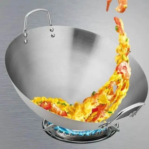 38cm High quality stainless steel fry Pan
