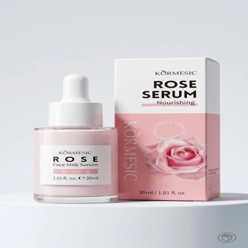 Kormesic Rose Face Milk Serum - Deep Nourishing & Hydrating Facial Serum (30ml)
