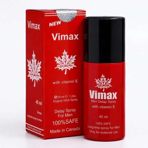 Vimax Men Delay Spray with Vitamin E - 45ml (Made in Canada)