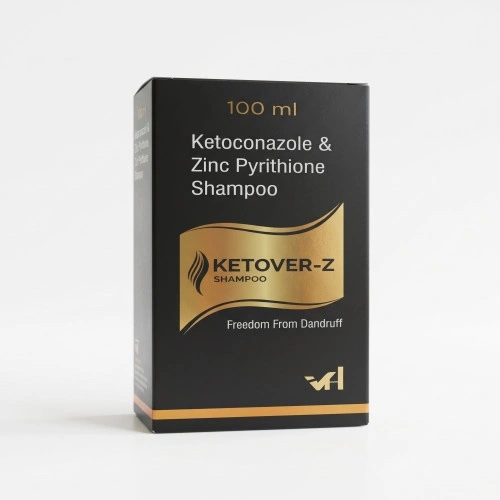 Ketover-Z Anti-Dandruff Shampoo 100ml - Ketoconazole & Zinc Pyrithione Scalp Treatment