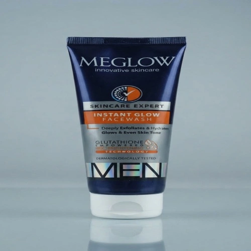 Meglow Instant Glow Face Wash for Men - Glutathione Brightening Formula