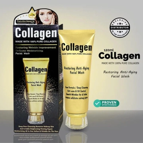 Fruit of the Wokali 100% Pure Collagen Restoring Anti-Aging Facial Wash - 120m