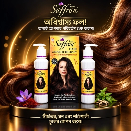 Asli Saffron Hair Growth Therapy Oil - 150g (Long, Thick & Strong Hair Formula)