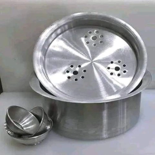 Silver Pitha Maker Size 5 with 3pcs Bati 10 set