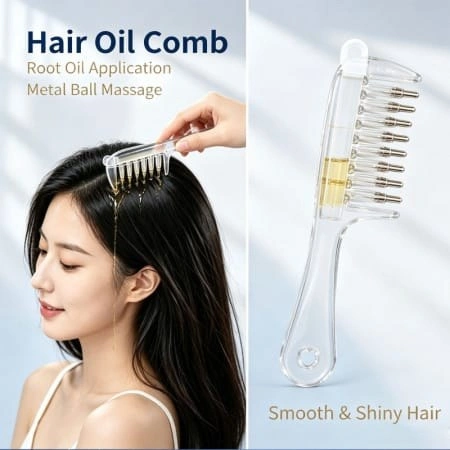Scalp Oil Dispenser Comb