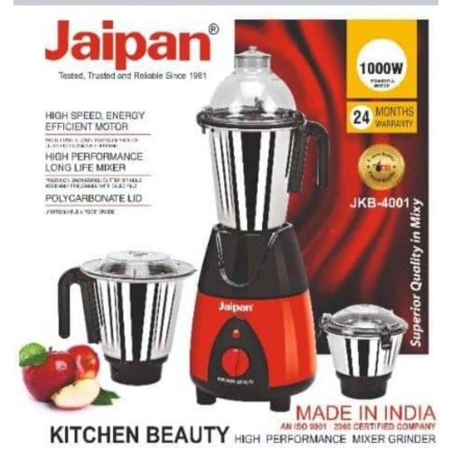 Jaipan Kitchen (1200WT) Blender |Grinder /Mixer Made in India