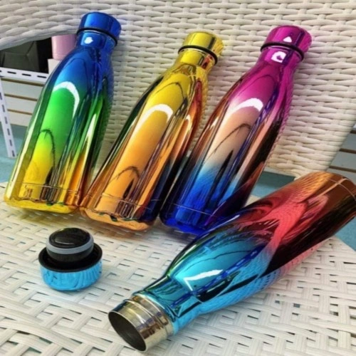500ml Double-Wall Insulated Vacuum Flask Stainless Steel Water Bottle For Girls Colorful BPA Free Thermos for Sport Water Bottle