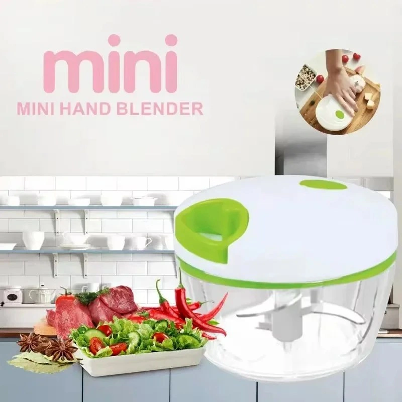 Multifunctional Manual Vegetable Chopper – 500ML