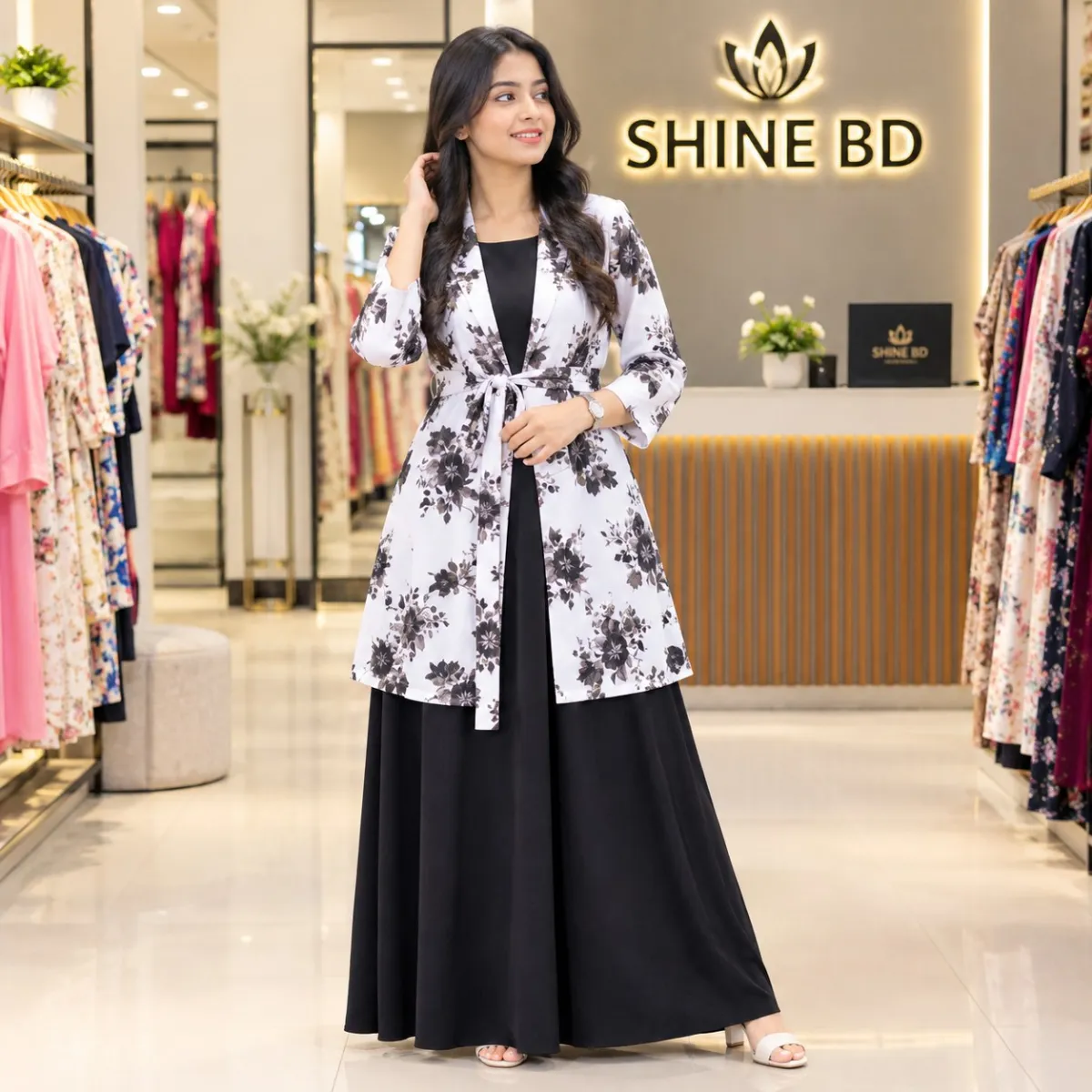 Premium Cherry jorget Western Dress