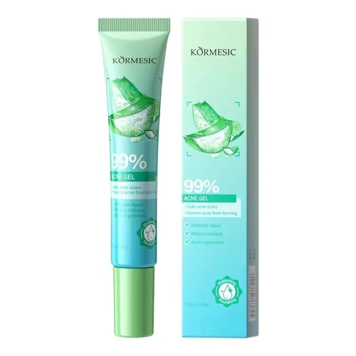 Kormesic Acne Removal Gel 99% Aloe Vera - Fast Repairing & Moisturizing Skin Care 20g