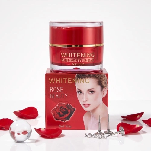 Whitening Rose Beauty Essence Face Cream (30g) - Skin Brightening, Spot Removal & Moisturizing