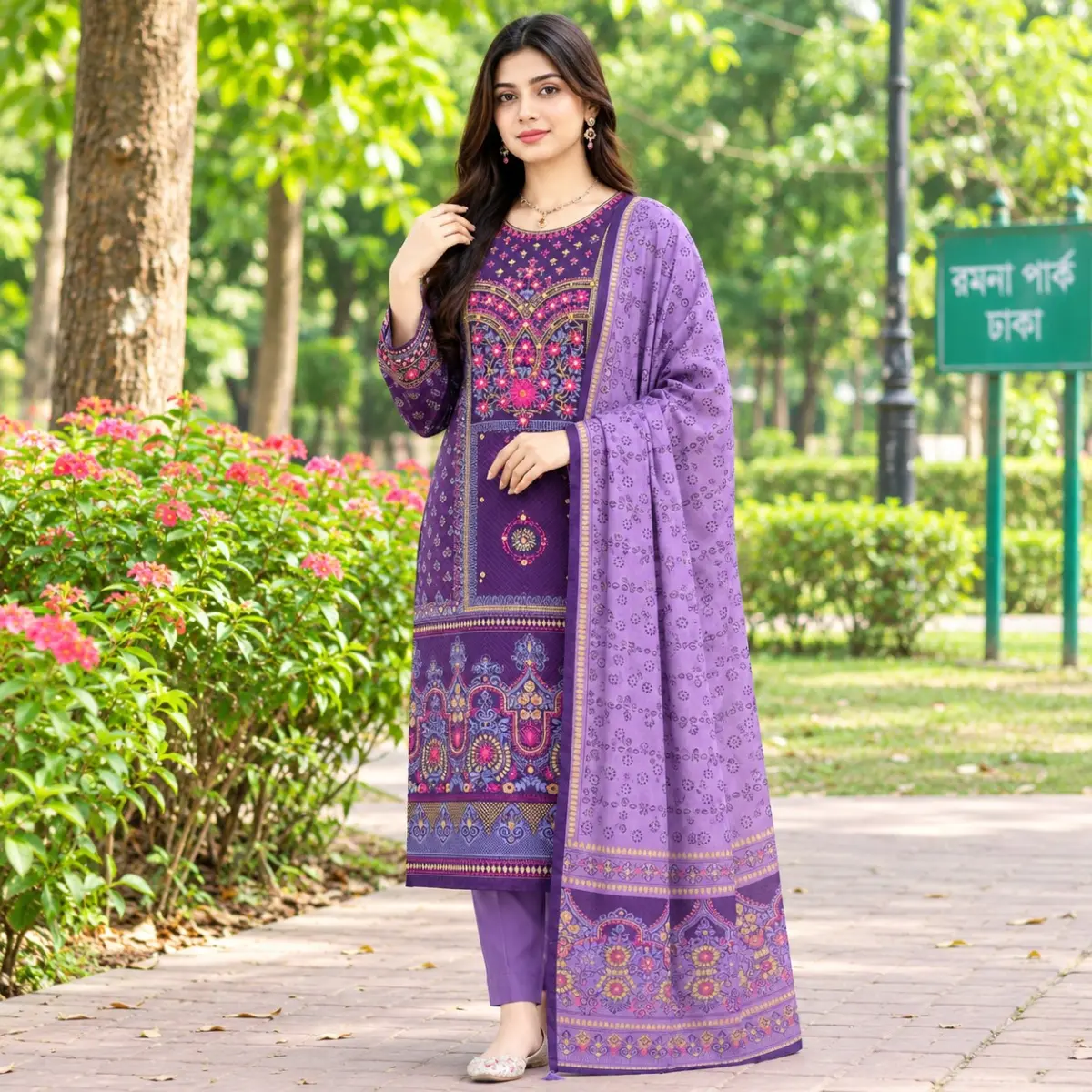 Kar Chupi Boutique Unstitched Three Piece