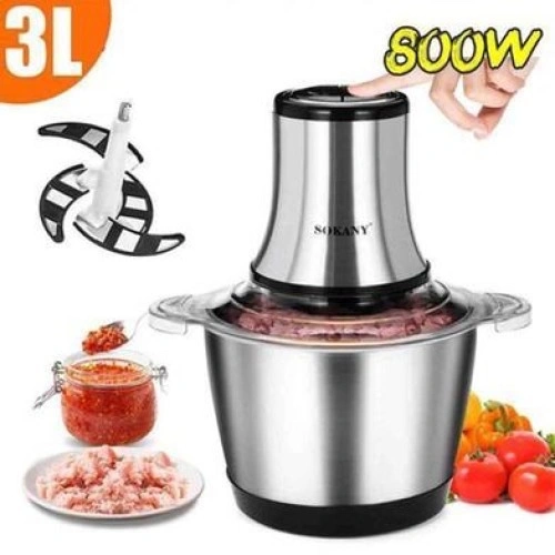 SOKANY LB7005A Mini Wonder Chopper Dual Speed 3.OL Large Capacity Stainless Steel Bowl Multifunctional Blender and Chopper
