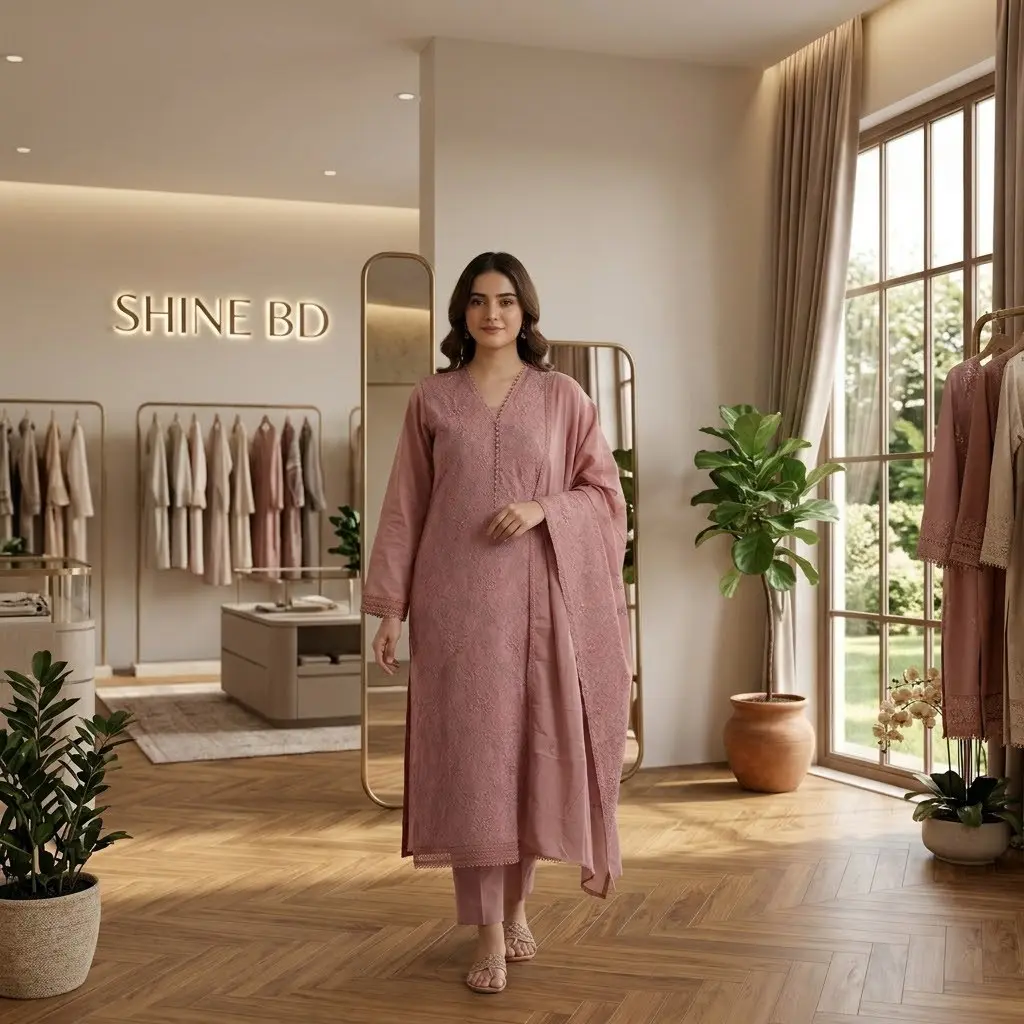 Kar Chupi Boutique Unstitched Three Piece