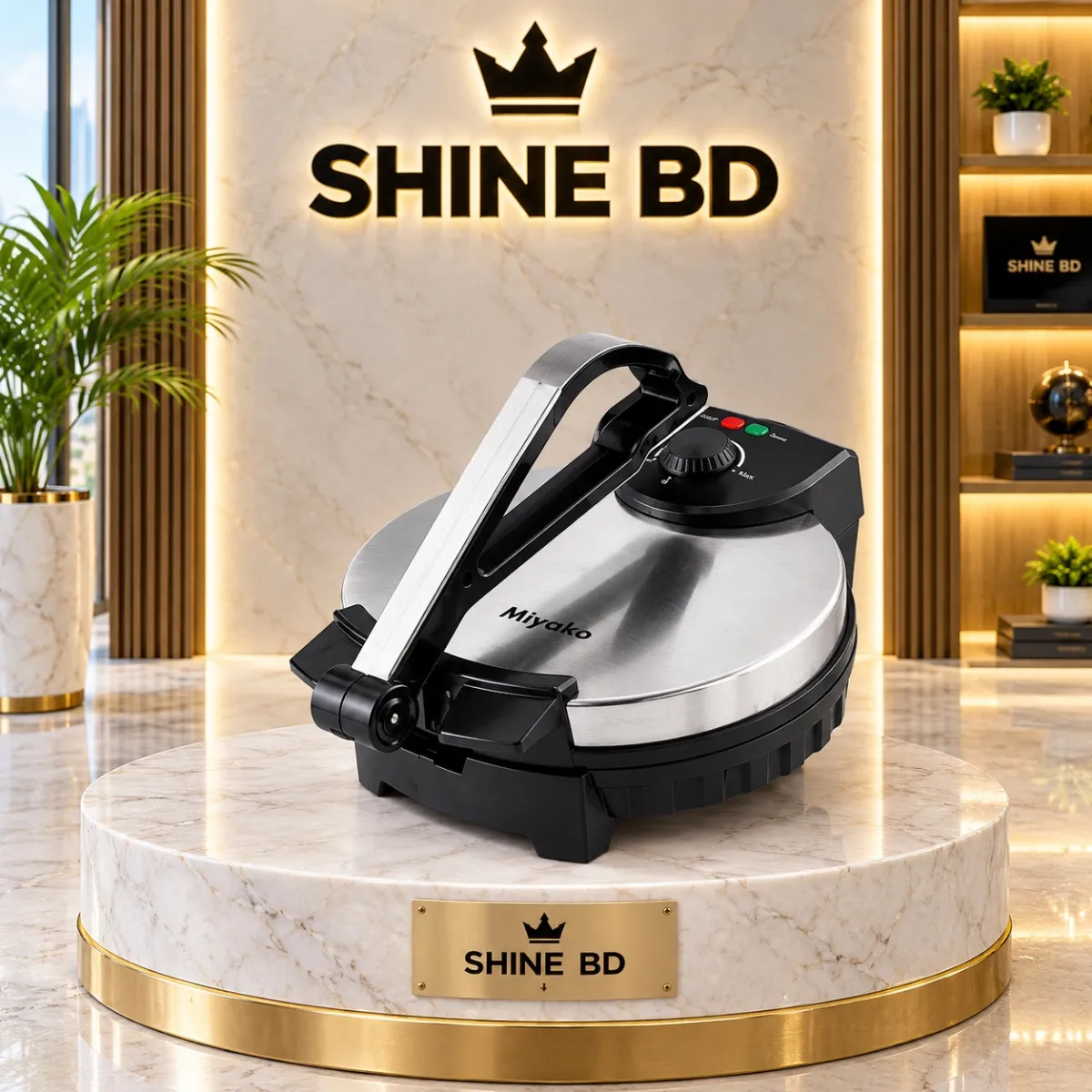 Miyako RM-250 Electric Roti Maker 10 Inch Non-Stick Chapati Maker