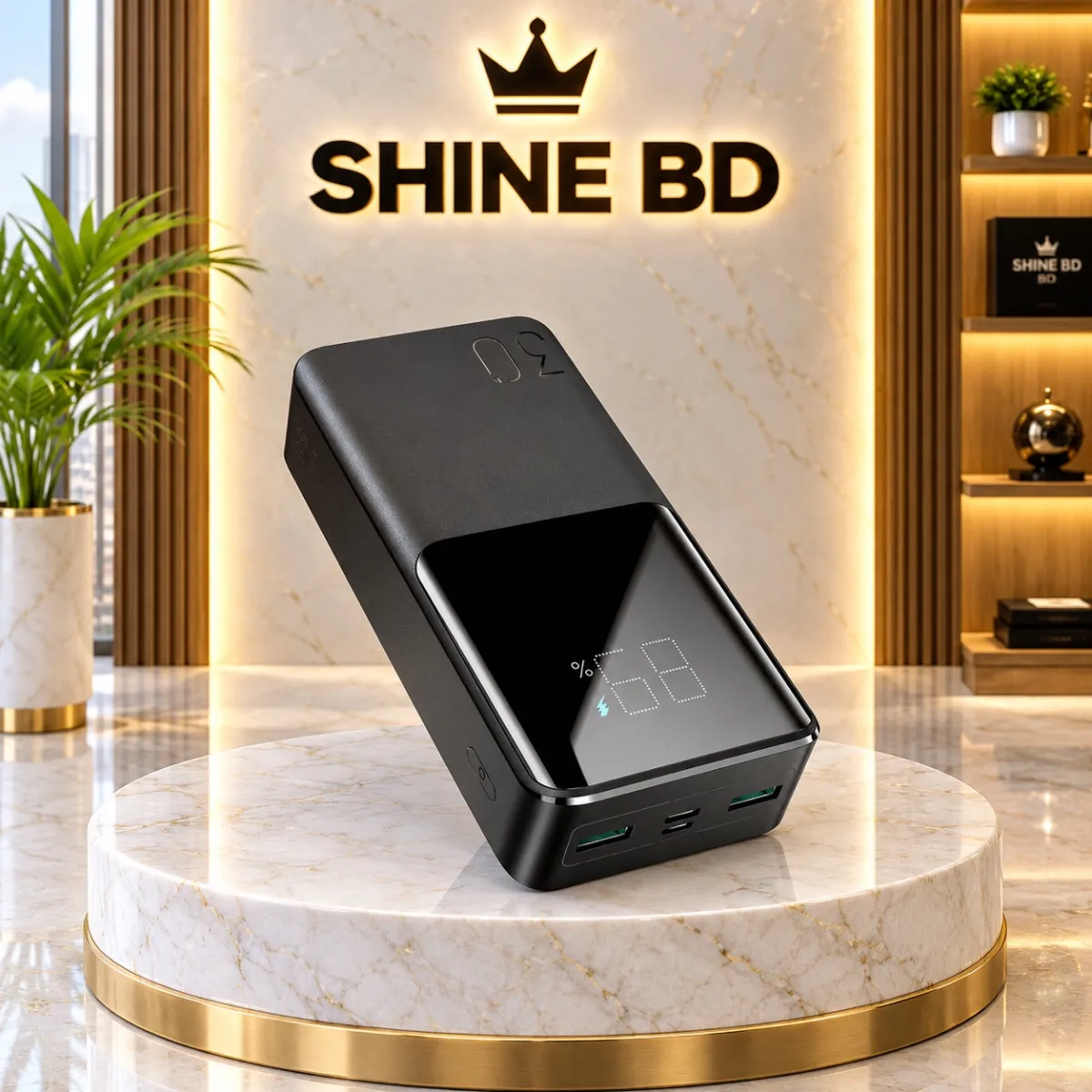 JOYROOM JR-QP193 30000mAh Power Bank 22.5W With Large Digital Display