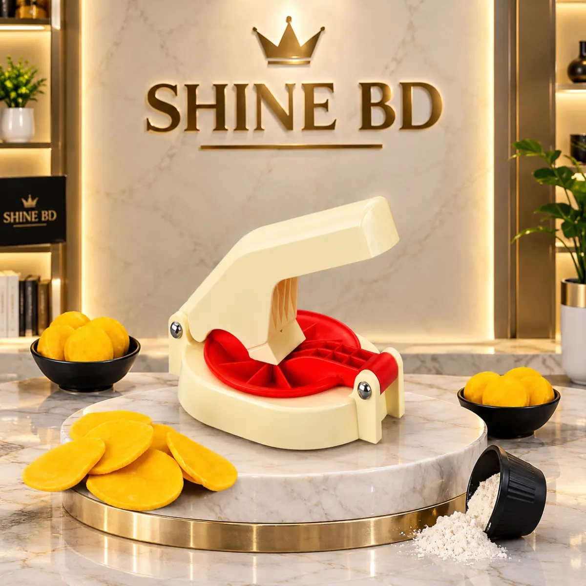 Hand press Puri Maker