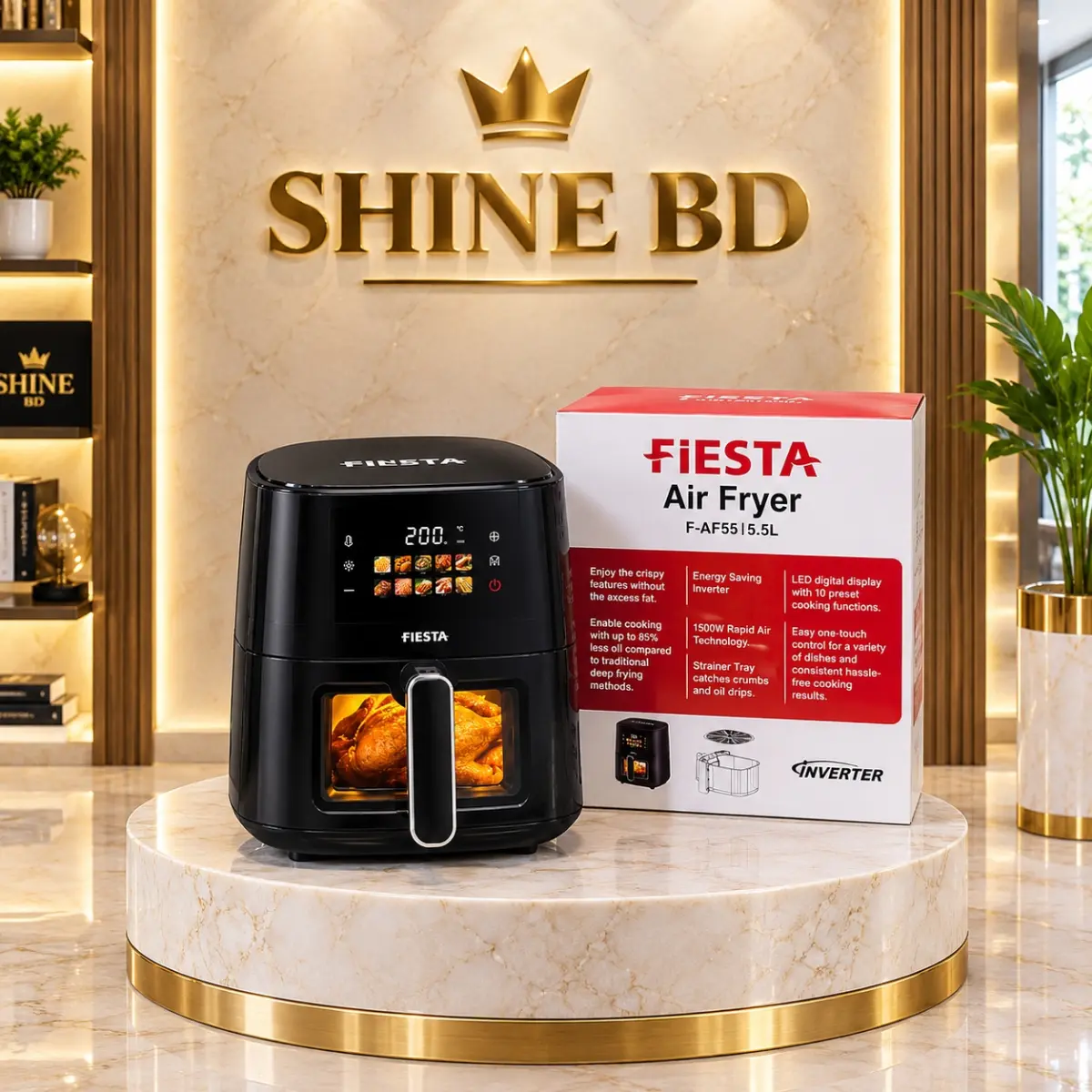 Fiesta F-AF55 Air Fryer 5.5L 1800W