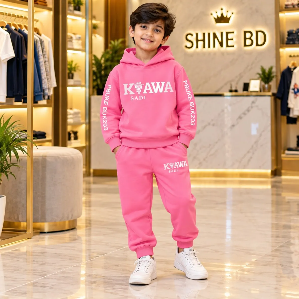 Stylish Trendy Kids Hoodie Set