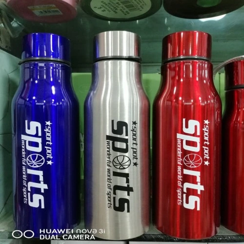 Stainless Steel Colored Water Bottle for Kids, Men & Women- 380ml