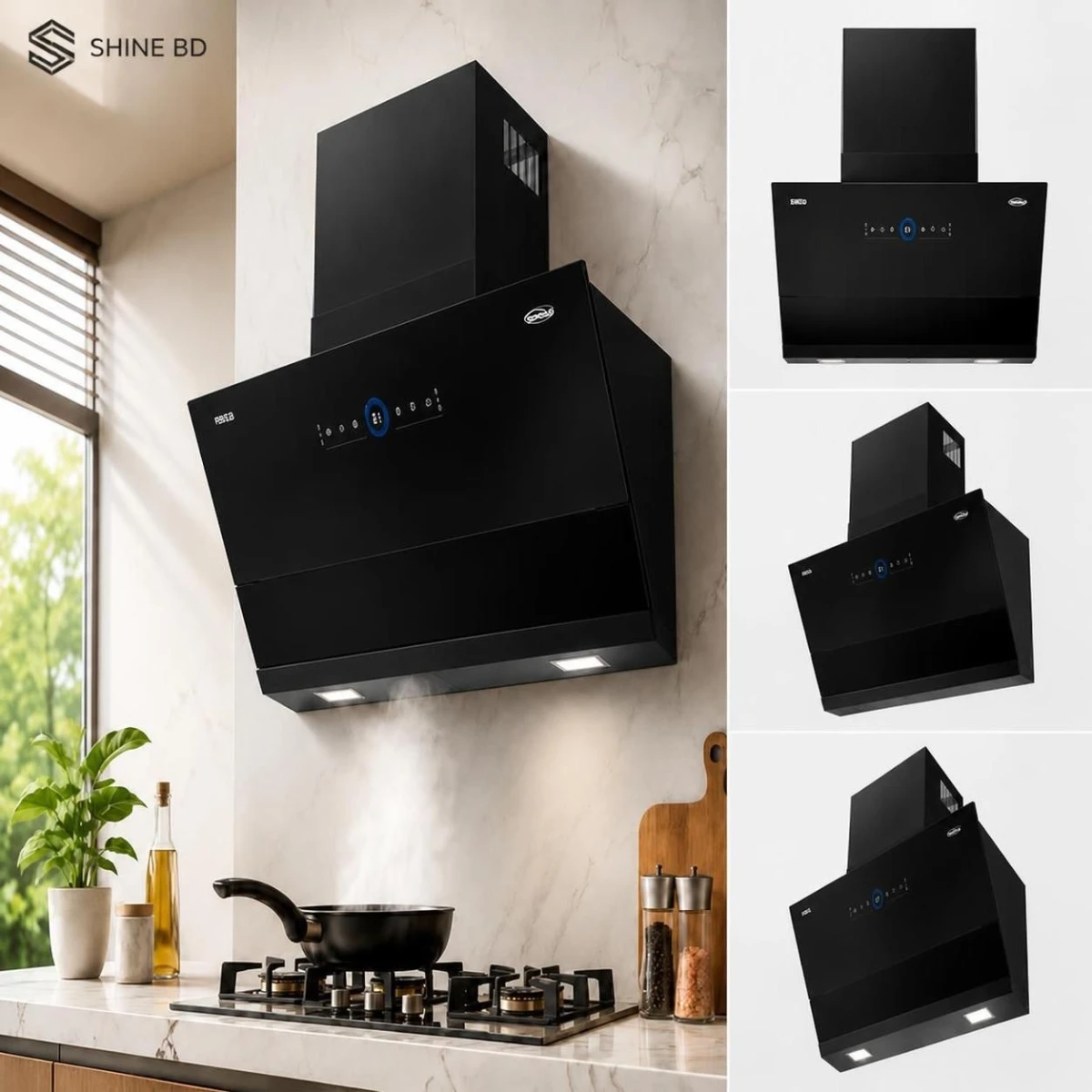 Fiesta FHD-90VX 36 inch Vertical Chimney Hood
