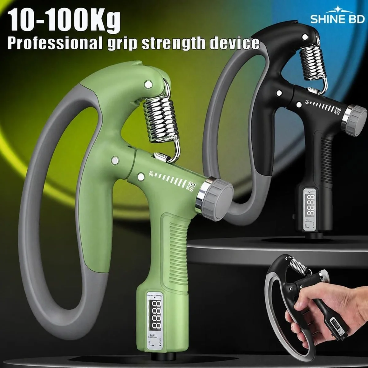 Adjustable hand grip Exerciser 10- 100kg