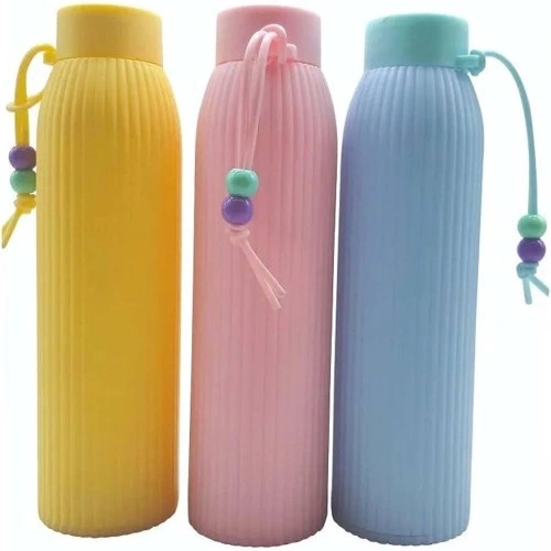 Glass Water Bottle with Handle -500ml