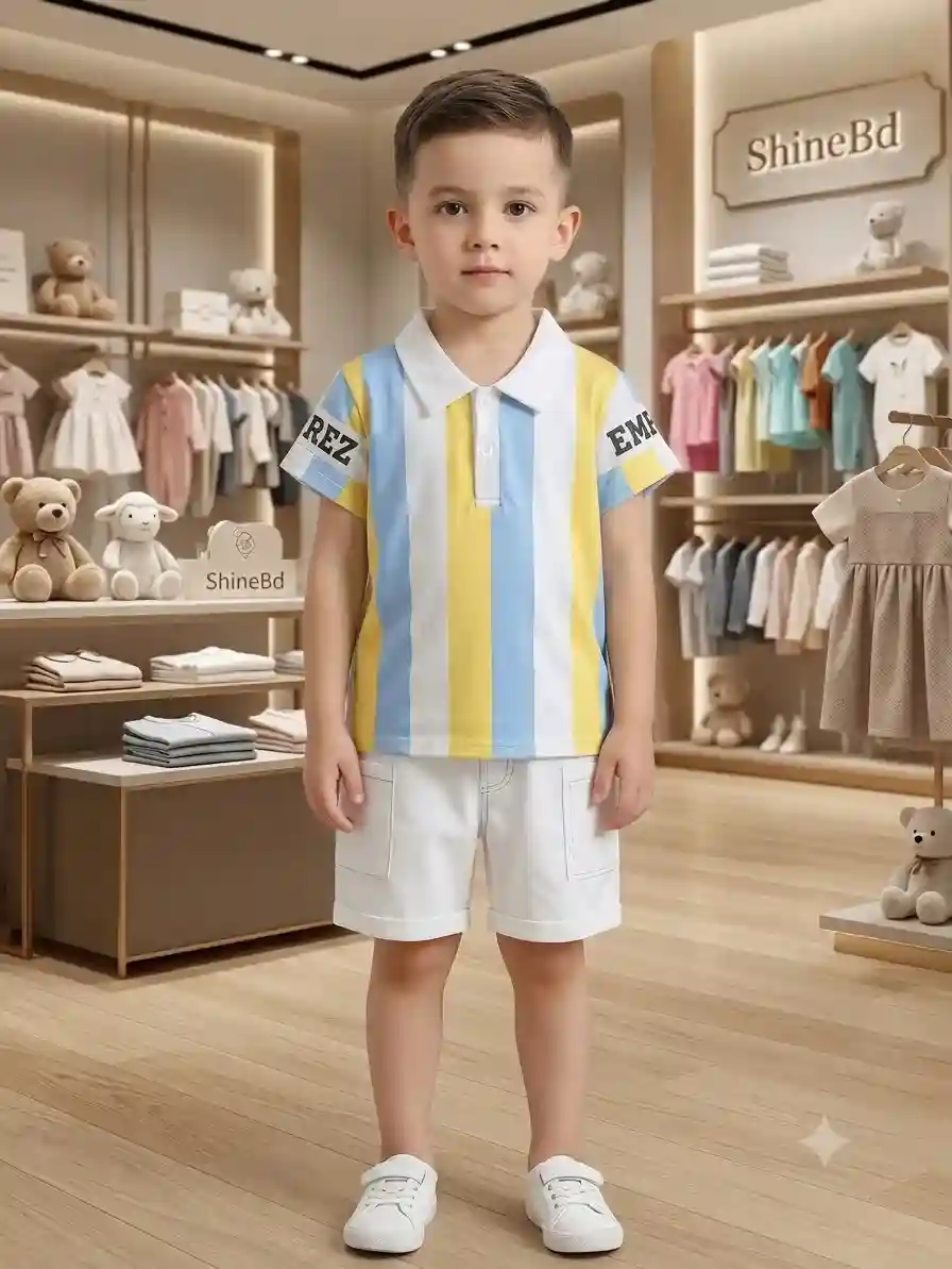 Baby polo t shirt pent