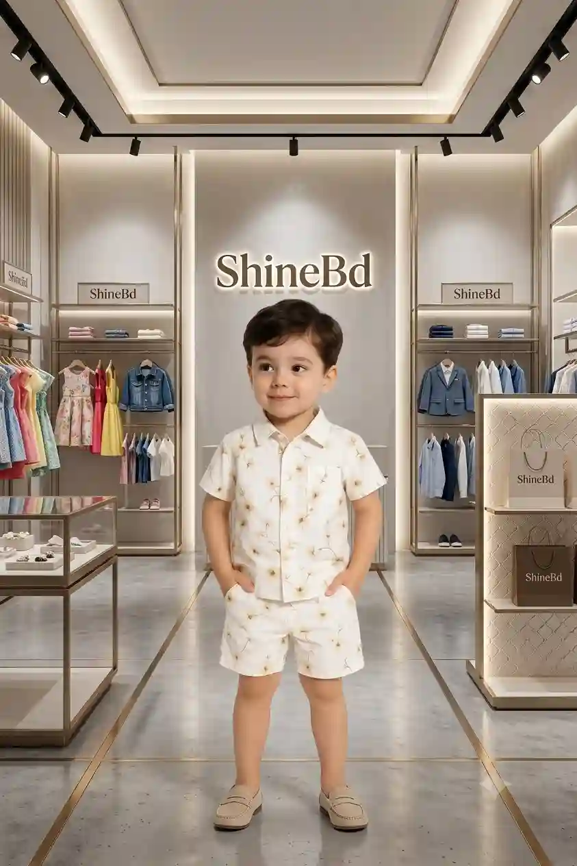 Boys casual shirt and half pent