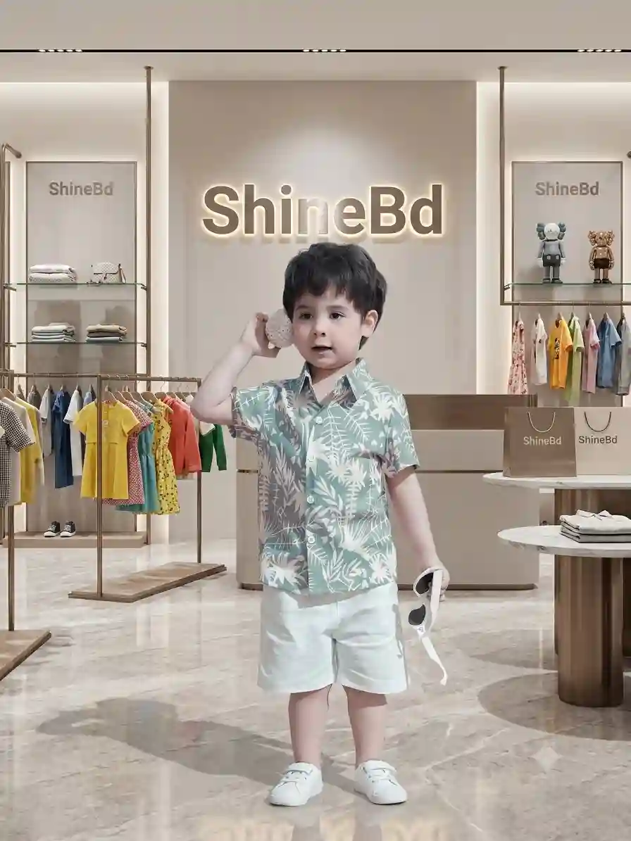 Boys casual shirt and half pent