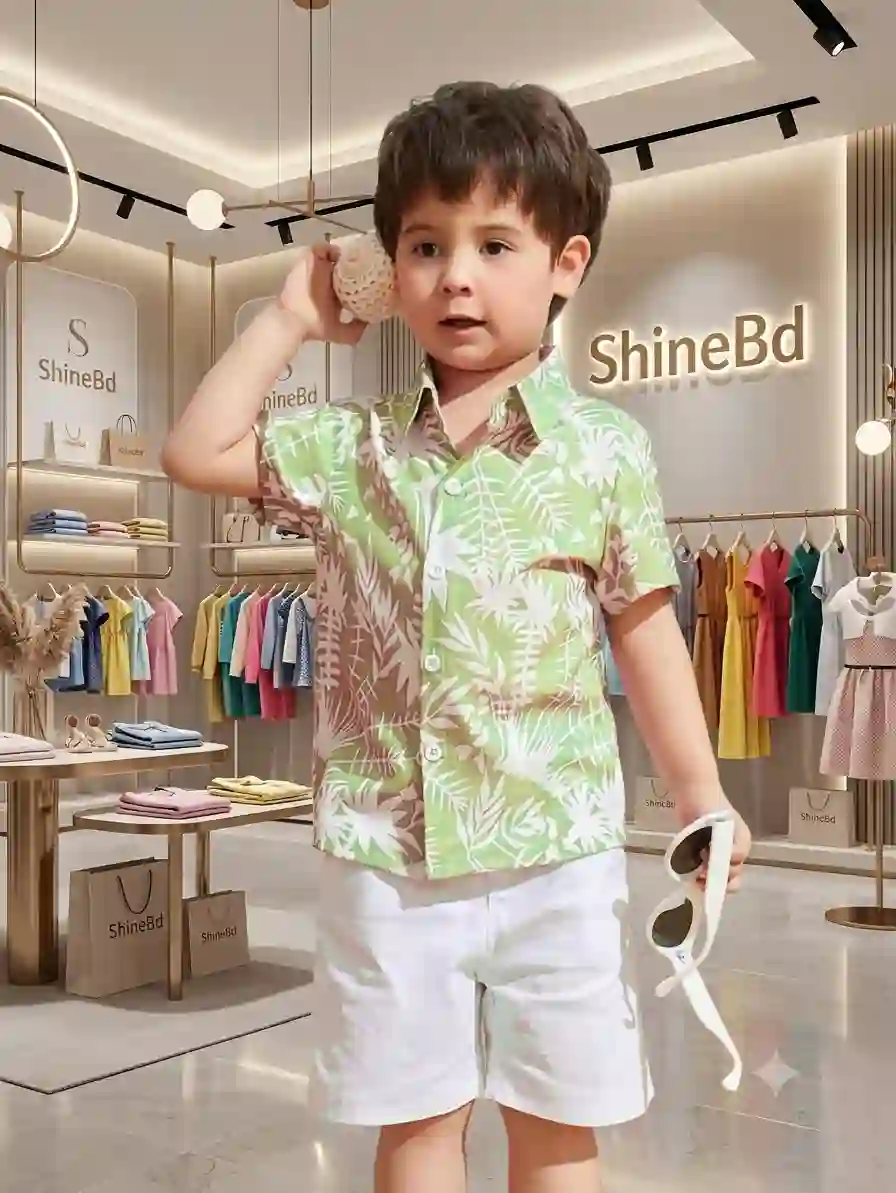 Boys casual shirt and half pent