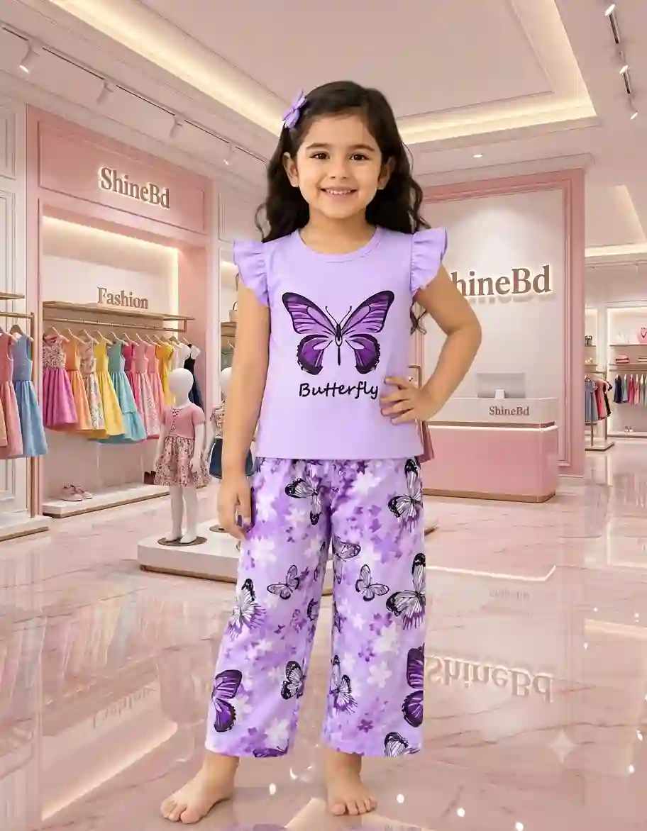 Girl kid t shirt & pent set