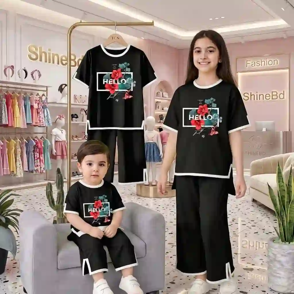 Girl kid t shirt & pent set