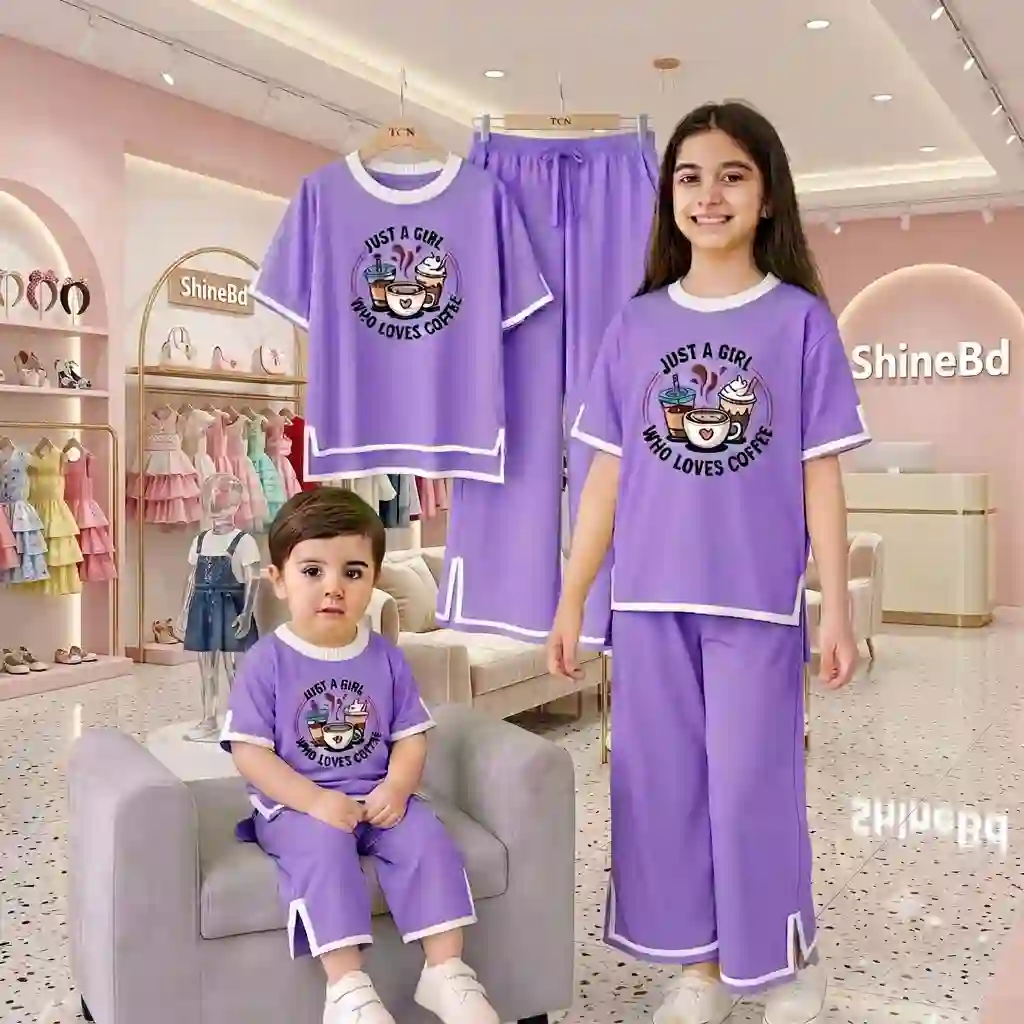 Girl kid t shirt & pent set
