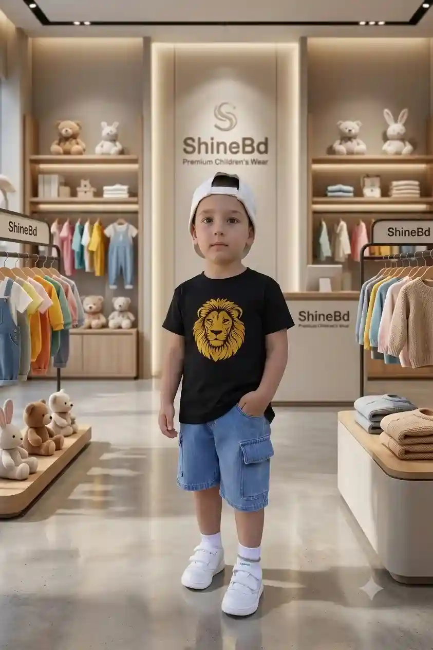 Kids denim pent and T shirt