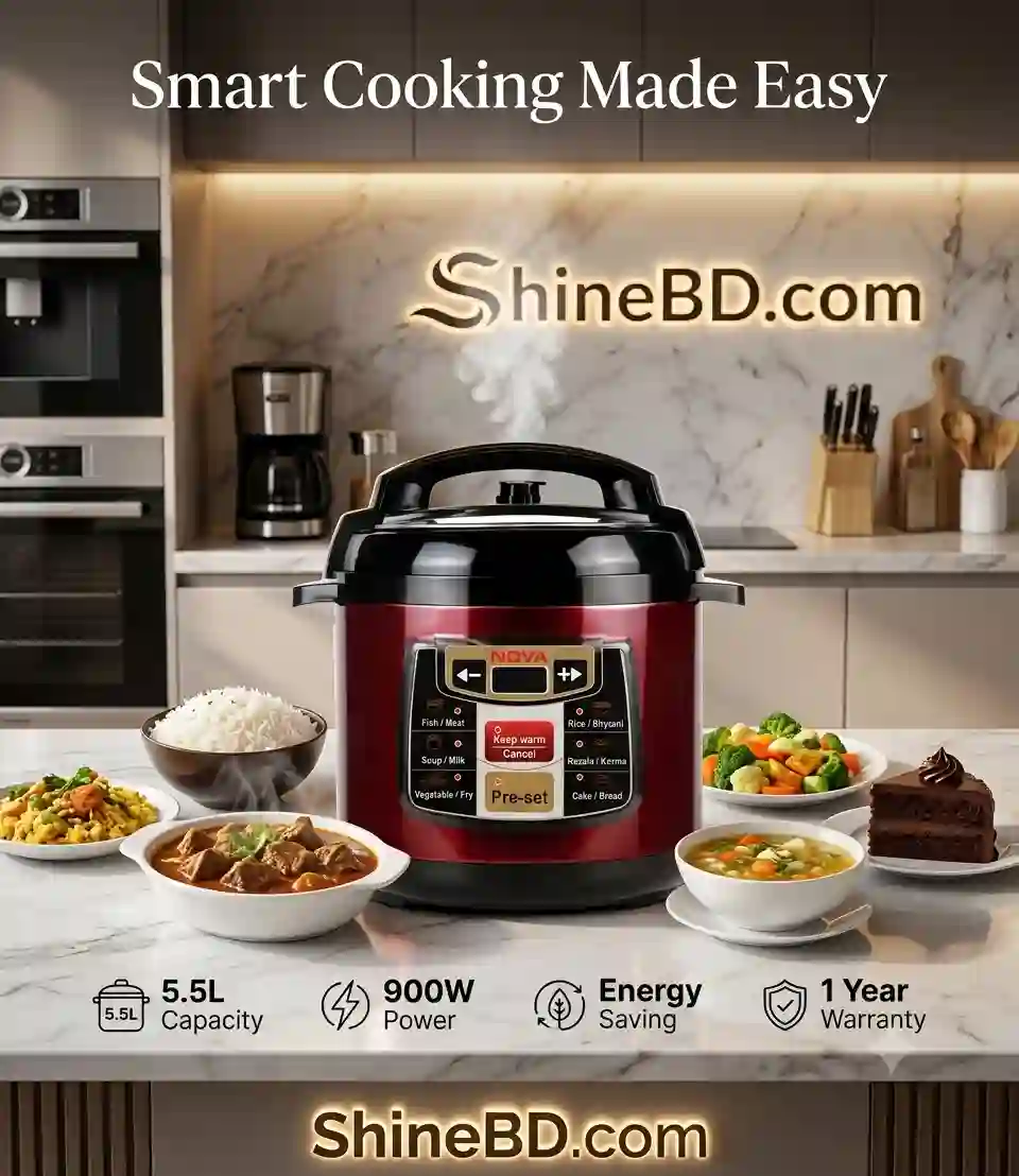 NOVA 5.5 L Electric Pressure Cooker NV 310-B