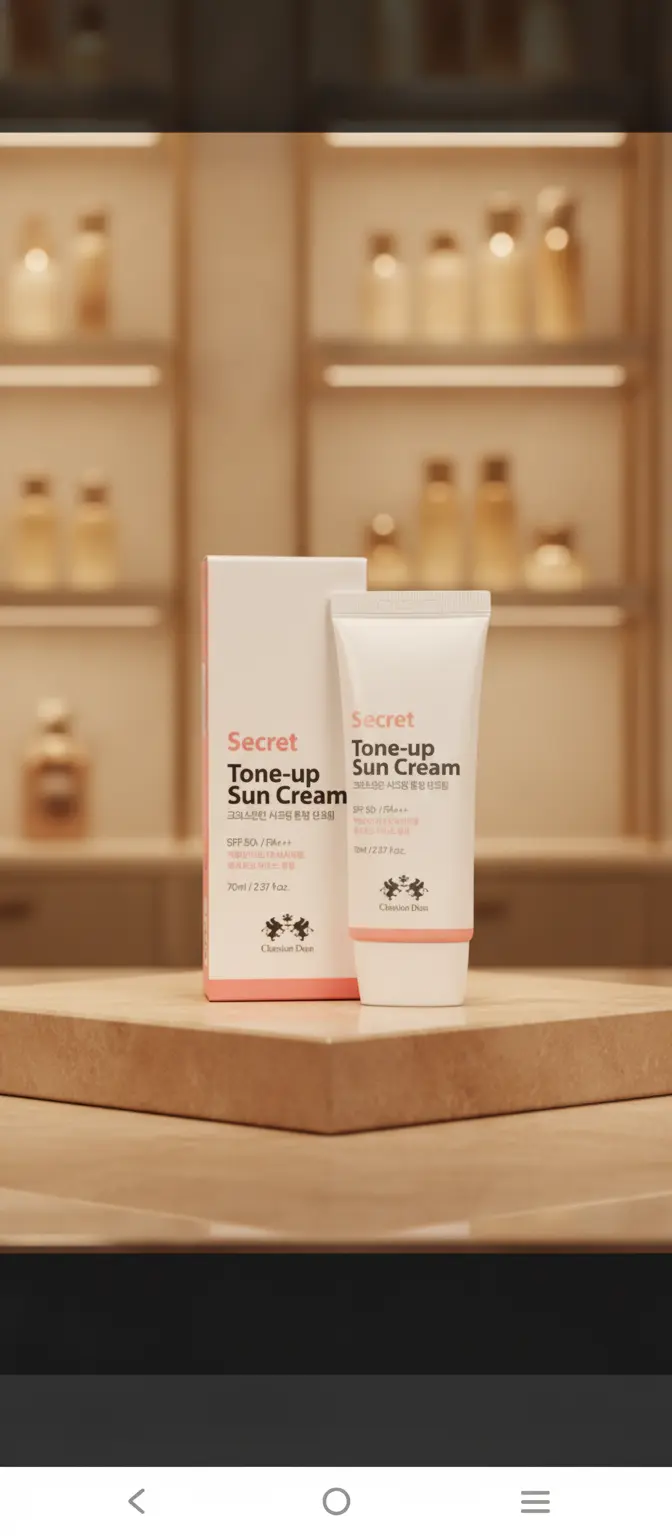 Christian Dean Secret Tone-Up Sun Cream with SPF50+