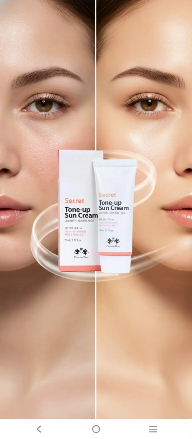 Christian Dean Secret Tone-Up Sun Cream with SPF50+