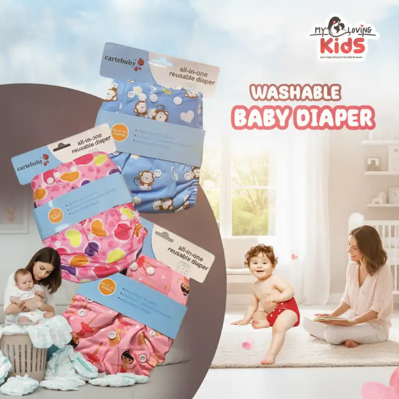 Washable/Reusable Baby Diaper