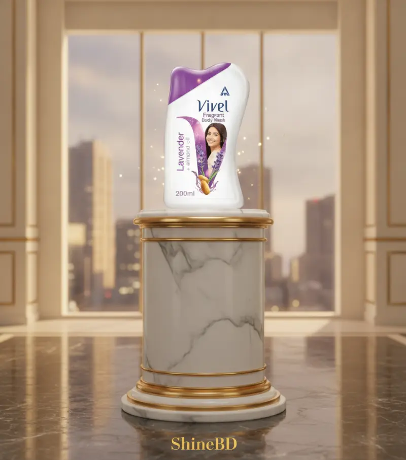 Indian Vivel Body Wash, Lavender & Almond Oil Shower