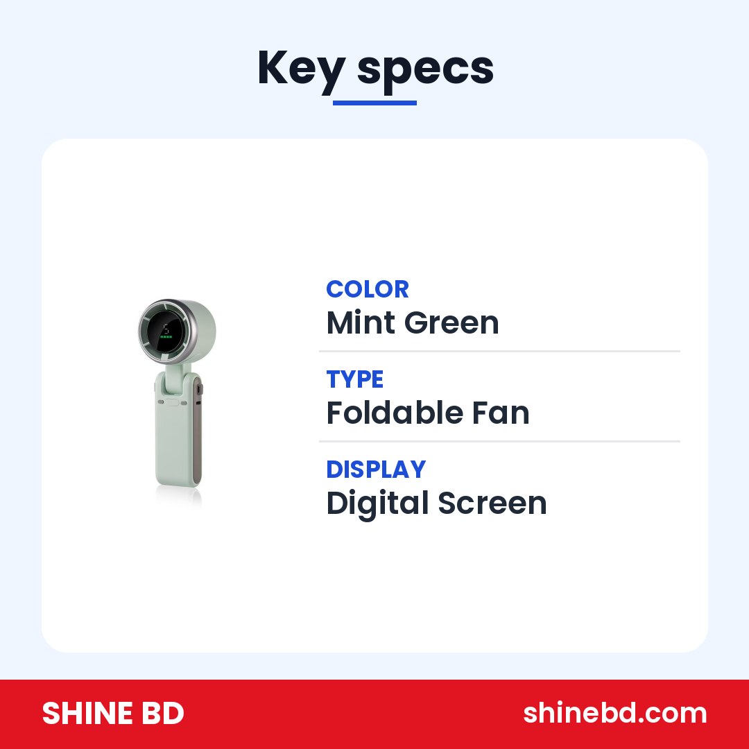 Foldable Powerful Winds Turbo Fan - Multy Color
