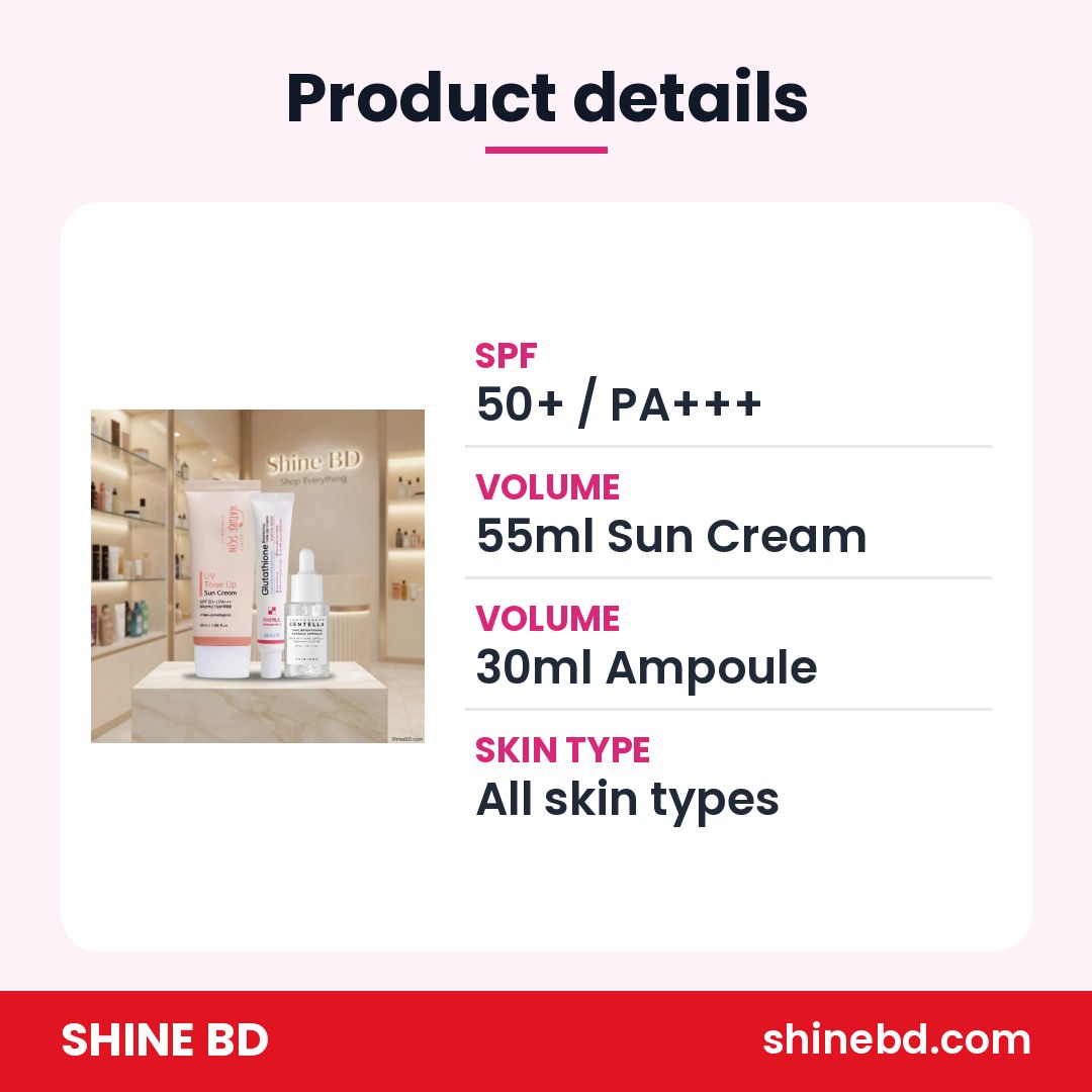 Korean 3-Step Brightening Glow Combo