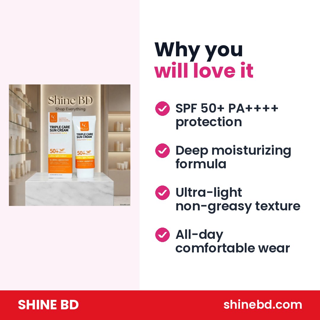 W.Skin Laboratory Triple Care Sun Cream SPF 50+ PA++++ 60 g