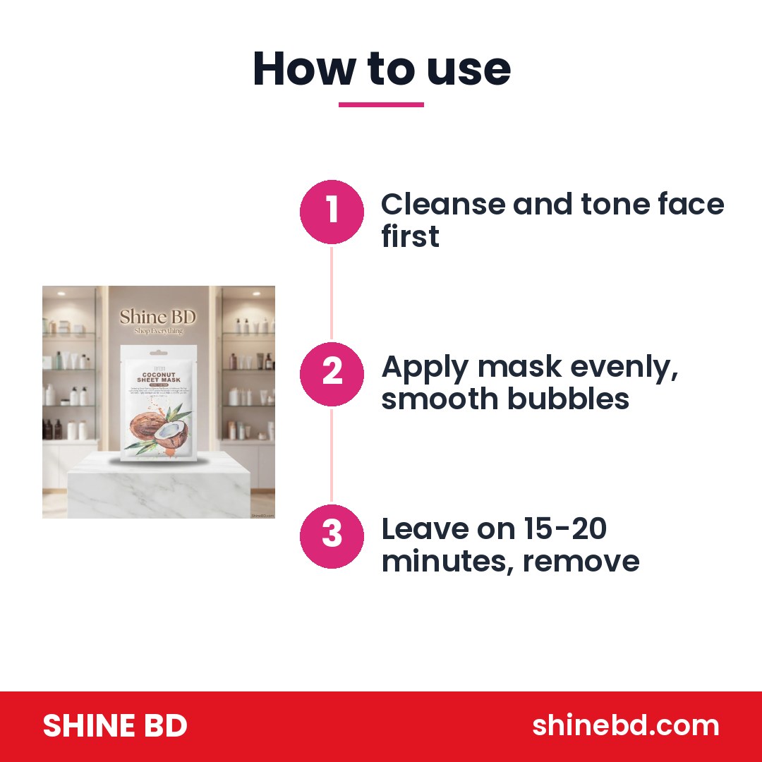 Tenzero Sheet Mask 25 ml - COCONUT